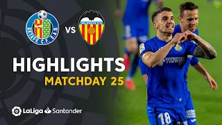 Highlights Getafe CF vs Valencia CF (3-0)