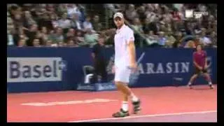 Highlights at SF in Basel (Federer vs Roddick)