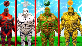 FRANKLIN STOLEN 4 ELEMENTAL GOD POWERS TO SAVE AVENGERS FROM ICE GOD IN GTA5 | GTA5 AVENGERS