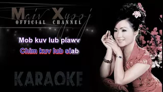 Karaoke ~ "Tsis Tau Koj Tiam No" with Lyrics by Maiv Xyooj (Youtube Version)