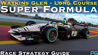Gran Turismo 7 - Super Formula - Watkins Glen Long Course - Race Strategy Guide