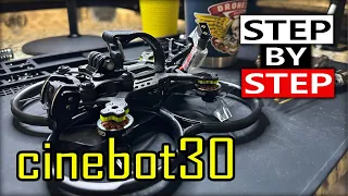 Cinebot30 Rebuild - Crash, Tear Down, Build #fpv #drone #cinewhoop