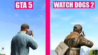 GTA 5 vs Watch Dogs 2 - Weapons Comparison