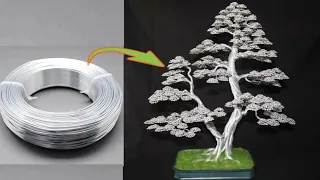 PART 1 | I Turned Aluminum Wire Into a Beautiful Bonsai