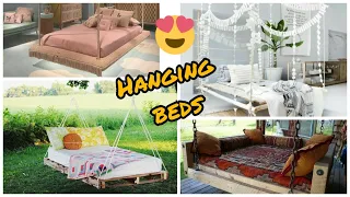 New style hanging beds | swing bed cum couch for outdoor setup of unique new style swing hanging bed