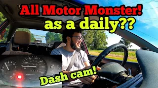 Daily Driving My ALL MOTOR Honda Civic H2B!? | Vtec Street Pulls!