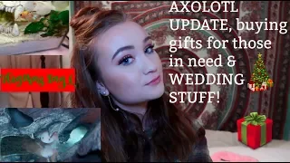 MY AXOLOTL, CHRISTMAS SHOPPING FOR KIDS IN NEED, & WEDDING STUFF |VLOGMAS DAY 6|  ItsAnnaLouise