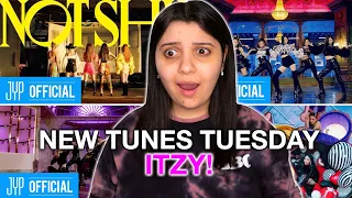 DISCOVERING ITZY - Not Shy, Wannabe, 마.피.아. In the morning, Loco M/V's | REACTION!!