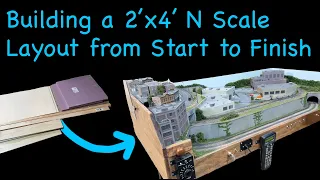 Building a 2'x4' N Scale Layout From Start to Finish: Series Compilation