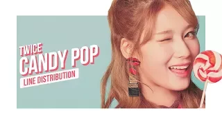 TWICE - CANDY POP Line Distribution (Color Coded) | 트와이스  | トゥワイス