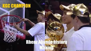 History making Rhenz Abando /hari ng rebound/ rukawa/sakuragi ng pinas