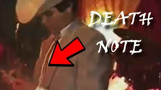 The Man Who Received a Death Note on Stage (Chalino Sanchez)