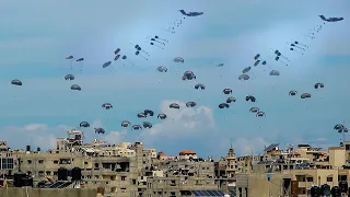 The Surprising Process of the United States Air Force Dropping Supplies in Gaza