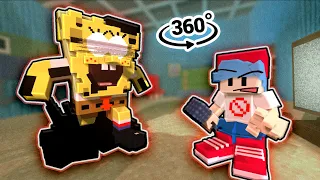 "Ready or Not" Friday Night Funkin' 360° Vs Corrupted Spongebob X Pibby (Minecraft VR Animation) FNF