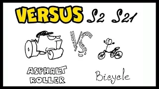 VERSUS — Asphalt Roller vs bicycle | Versus