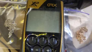 Тест на тонкую золоту цепочку XP ORX, Nokta simplex, Quest Q20