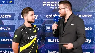 NaVi sdy - Interview before MATCH vs Complexity | BLAST Premier Fall Groups 2022 | CSGO