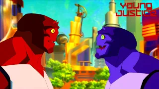 Young Justice Season 4 Episode 19 Forager Falls in Love With Female Forager | Young Justice 4x19