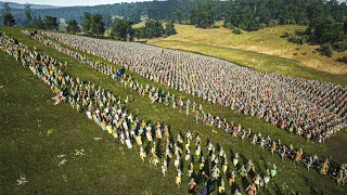 Manor Lords - 5000+ Men Battle (MASSIVE Battle)