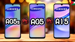 Samsung A15 vs Samsung A05s vs Samsung A05