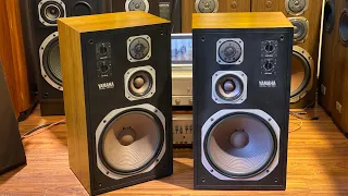 2/4 Yamaha Ns-590 màng tím, thùng vàng Đẹp xuất sắc seri chuẩn cặp !!!