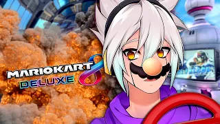 Everyone's TOXIC, I'M JUST TRYING TO DRIVE!! | Mario Kart 8 Deluxe w/Friends