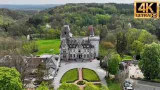 Castle of Petite Somme (Durbuy - Belgium) - Drone footage Ultra HD 4K