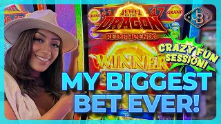 Epic High-Stakes! 💥 My Biggest $60 Bets on Jewel of the Dragon Slot Machine – Unbelievable Wins!