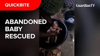 Bagaimana bayi terlantar ditemukan dan diselamatkan oleh massa di Adiyan, Negara Bagian Ogun