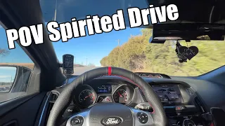 Focus ST POV Spirited Backroad Driving