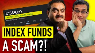 Adani stocks included in 14 Index Funds. Should you still invest in Index? | Akshat Shrivastava