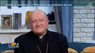 L'Ora Solare (TV2000) 14 febbraio 2024 - Vivere la Quaresima, le riflessioni del Cardinale Ravasi