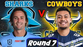 Cronulla Sharks vs North Queensland Cowboys | NRL - Round 7 | Live Stream Commentary