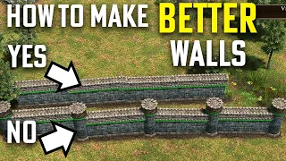 How to make PILLARLESS WALLS in AoE 3: DE | Tutorial & Guide Ft. Daedralus and SamuraiRevolution