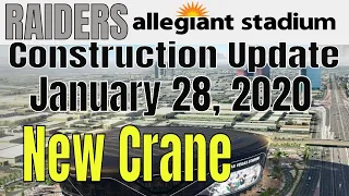 Las Vegas Raiders Allegiant Stadium Construction Update 01 28 2020