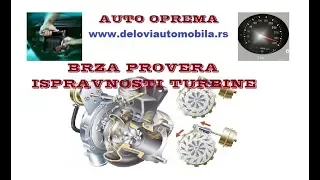 Brza provera ispravnosti turbine