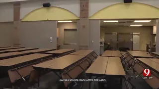 Elementary School In Kansas Rebuilt After Tornado Damage.