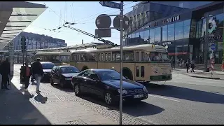 Historische Obus fährt solingen