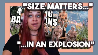 Bartender Reacts "Size matters...in an explosion" 4 Halfling Barbarians by Okoii
