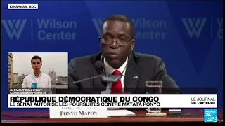 RD Congo : le Sénat autorise les poursuites contre Matata Ponyo • FRANCE 24