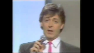 Paul McCartney on 'Aspel' in 1984.