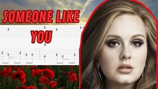 ADELE - SOMEONE LIKE YOU - GUITAR TUTORIAL TAB + CHORD