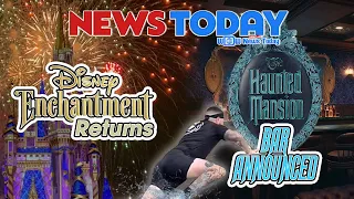 Idiot Jumps in EPCOT Lagoon, Disney Enchantment Fireworks Returning, Haunted Mansion Bar Announced