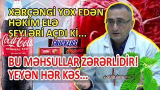 Xərçəngi sağaldan həkim elə şeyləri açdı ki: LAZER, KOLA, SNİKERS XƏRÇƏNG YARADIR?  #xerceng