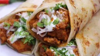 Butter Chicken Paratha Roll,Ramadan Special By Recipes Of The World