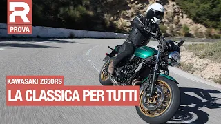 Kawasaki Z650RS - prova - in sella alla moto classica di media cilindrata