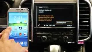How To Pair Your Phone To Your Porsche via Bluetooth | Porsche PCM Navigation | 2014 Porsche Models