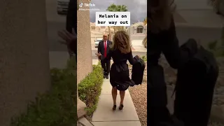 Donald trump and melania trump dancing and crying like a frog