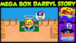 The Story of Mega Box Darryl Treasure | Brawl Stars Story Time | Cosmic Shock