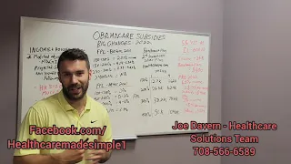 Obamacare Subsidies explained...and increasing for 2022